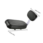 1Pack Backrest Cushion Easy to Clean Black for Bicycle Riders