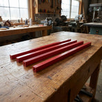 Red Plastic Cutting Guide Stick for Paper Cutter with High Precision Base for Accurate Crafting