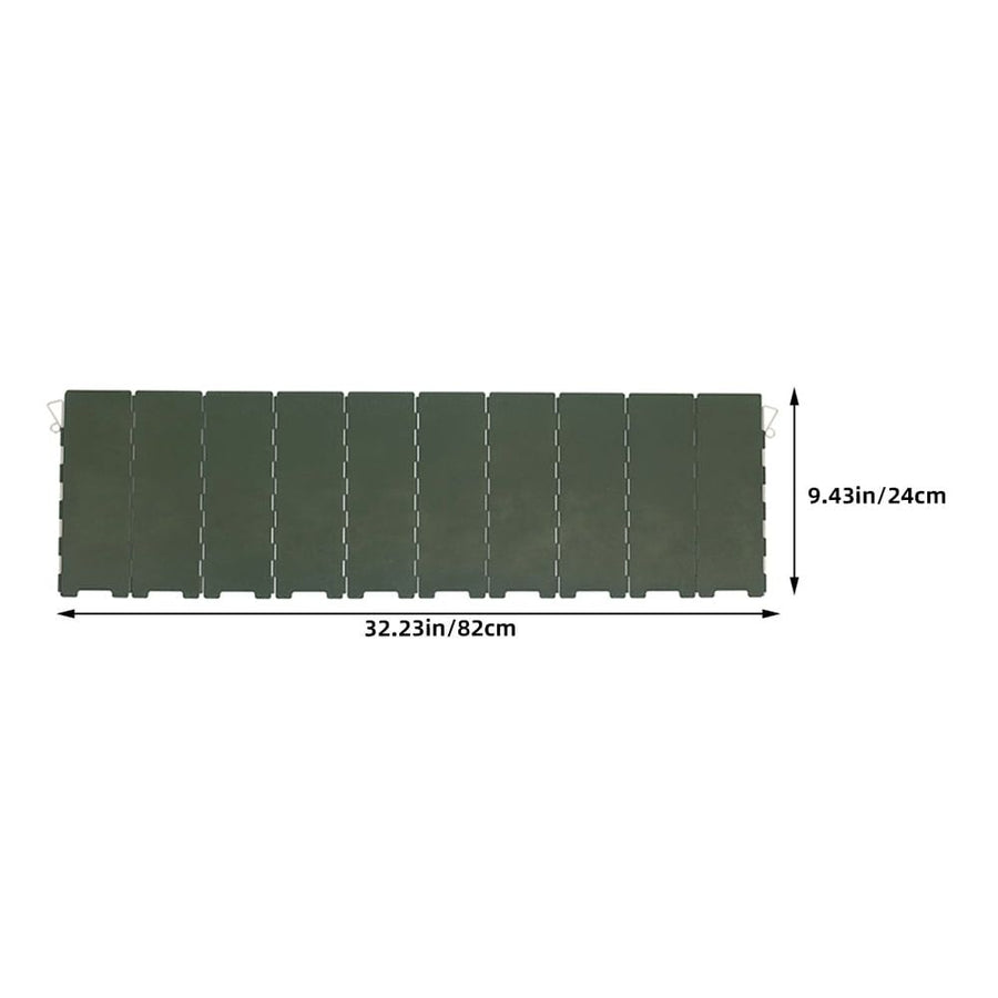 Foldable Iron Windshield for Stove Lightweight Camping Protection