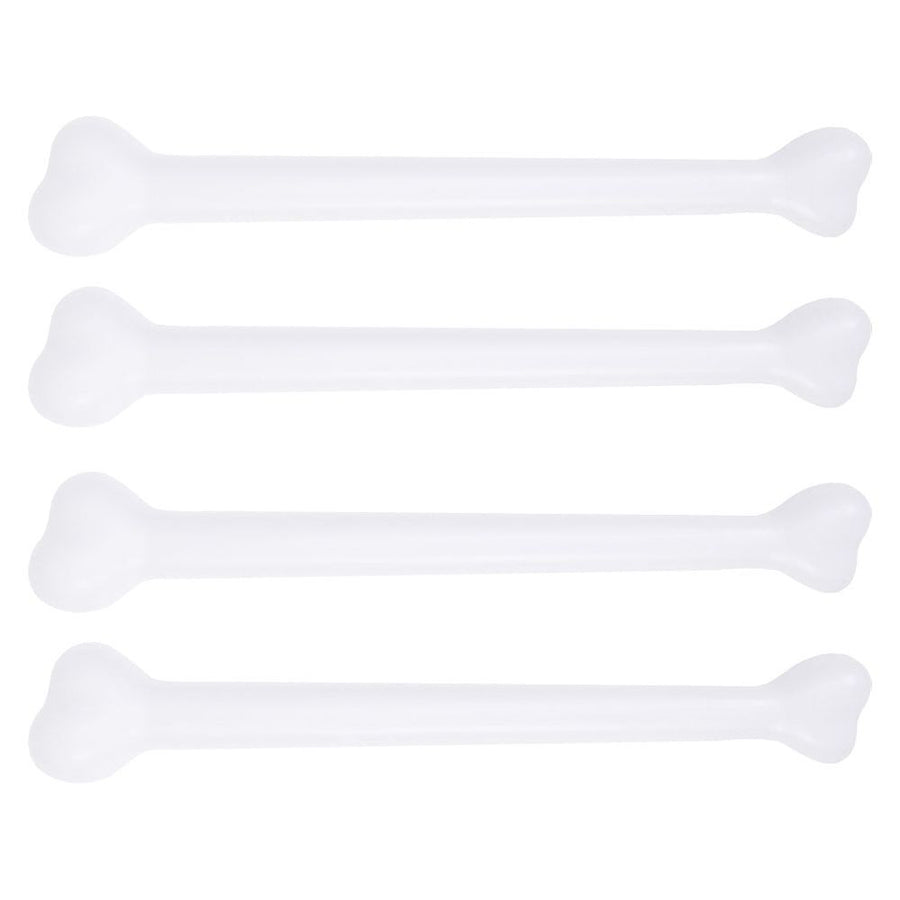 4PCS Fake Prop Decoration White Bone Plastic Party Decor