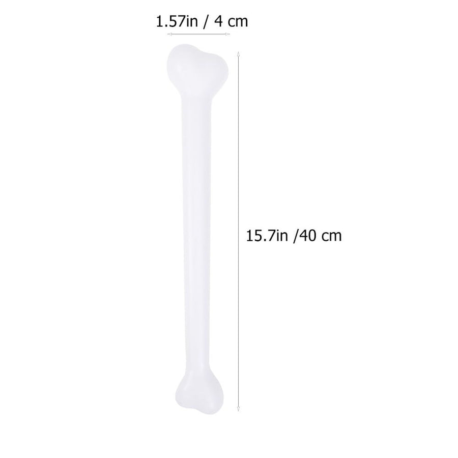 4PCS Fake Prop Decoration White Bone Plastic Party Decor