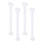 4PCS Fake Prop Decoration White Bone Plastic Party Decor
