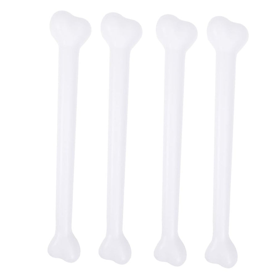4PCS Fake Prop Decoration White Bone Plastic Party Decor