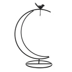 Decorative Iron Tabletop Ornament Stand with Bird Design, 1 Piece Display for Bedroom and Home Decoration