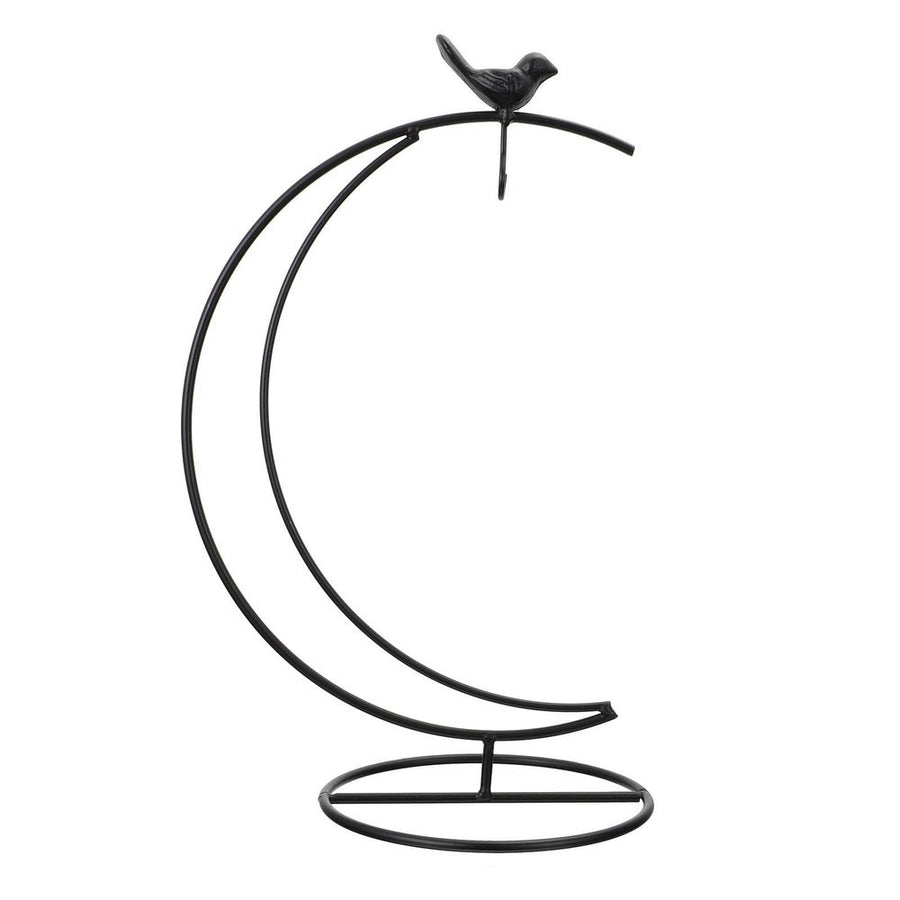 Decorative Iron Tabletop Ornament Stand with Bird Design, 1 Piece Display for Bedroom and Home Decoration