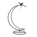 Decorative Iron Tabletop Ornament Stand with Bird Design, 1 Piece Display for Bedroom and Home Decoration