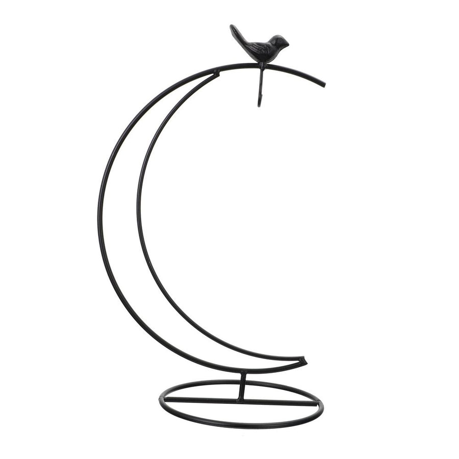 Decorative Iron Tabletop Ornament Stand with Bird Design, 1 Piece Display for Bedroom and Home Decoration
