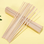 150-Piece Colored Hardwood Dowel Rod Set in Beige for Crafting, Model Building, Projects, and Artistic Creations