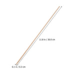150-Piece Colored Hardwood Dowel Rod Set in Beige for Crafting, Model Building, Projects, and Artistic Creations