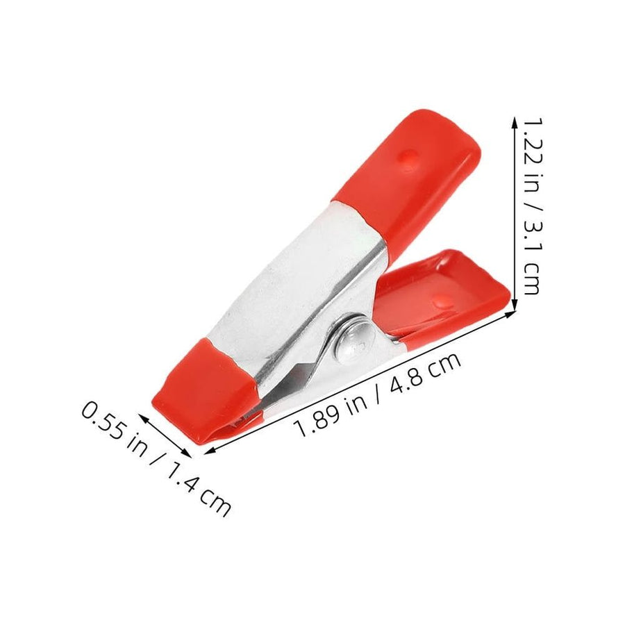 Durable Red Metal Clamps for Lamp - Strong Grip and Wide Application