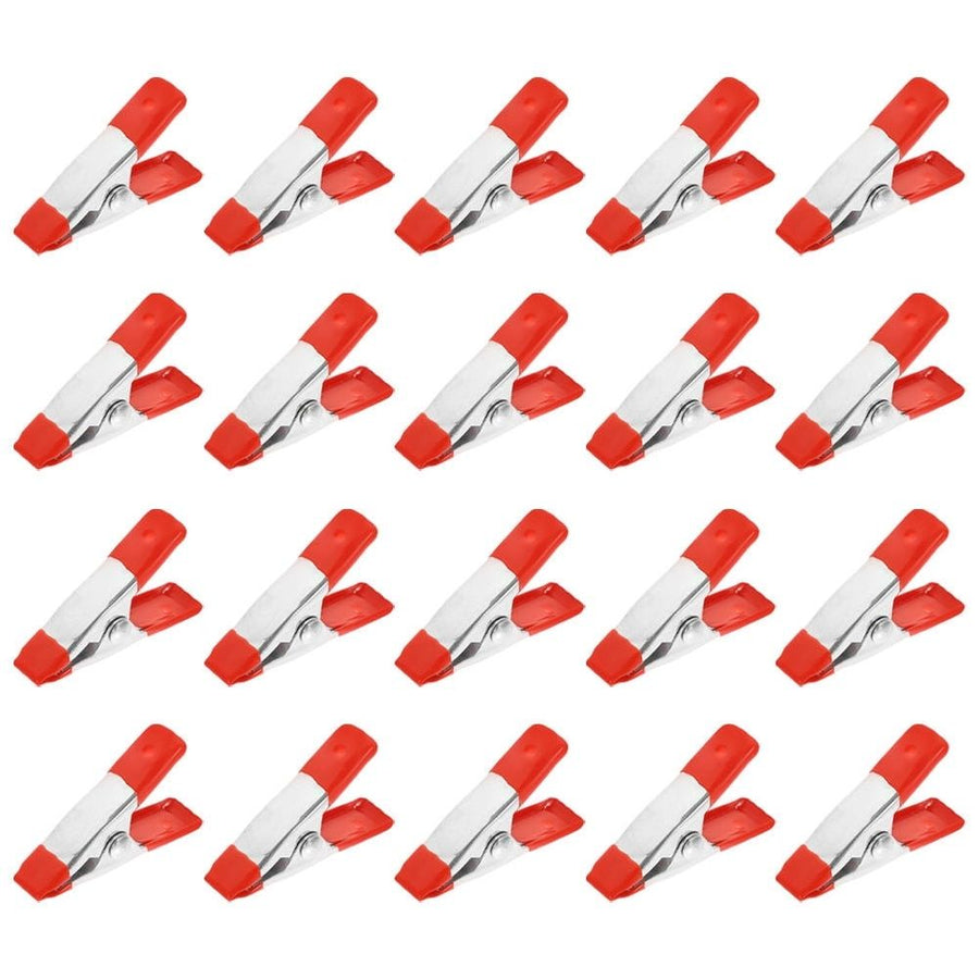 Durable Red Metal Clamps for Lamp - Strong Grip and Wide Application