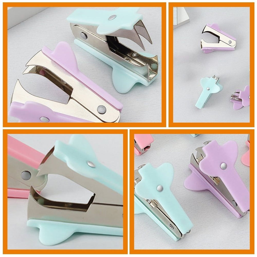 Staple Puller Remover 4pcs Aluminum Alloy Simple Design Home Supply