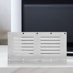Durable Stainless Steel Air Vent Cover, Plated Silver, Energy Efficient and Easy to Install