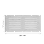 Durable Stainless Steel Air Vent Cover, Plated Silver, Energy Efficient and Easy to Install