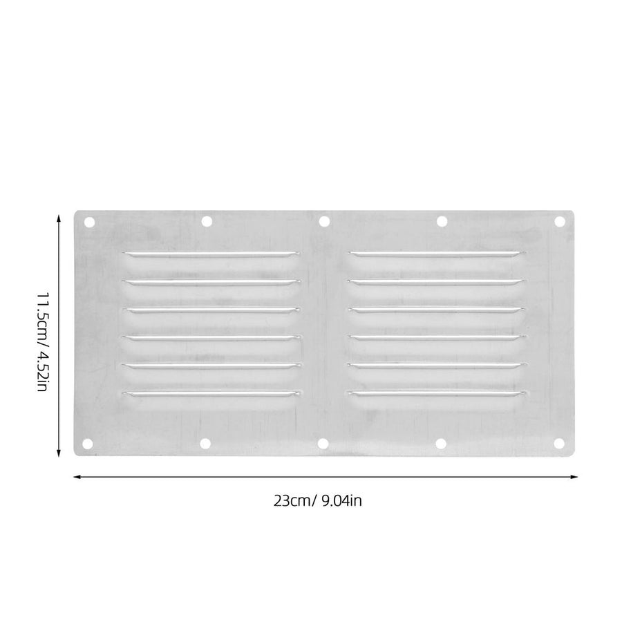 Durable Stainless Steel Air Vent Cover, Plated Silver, Energy Efficient and Easy to Install