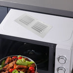 Durable Stainless Steel Air Vent Cover, Plated Silver, Energy Efficient and Easy to Install