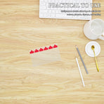 100Sheets Non Marking Double Sided Tape for Home Use with Clear Transparent Mounting ps