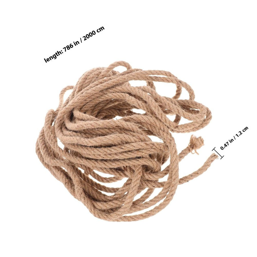 Truck Packing Rope Light Brown Jute Extended Length Versatile Use