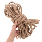 Truck Packing Rope Light Brown Jute Extended Length Versatile Use