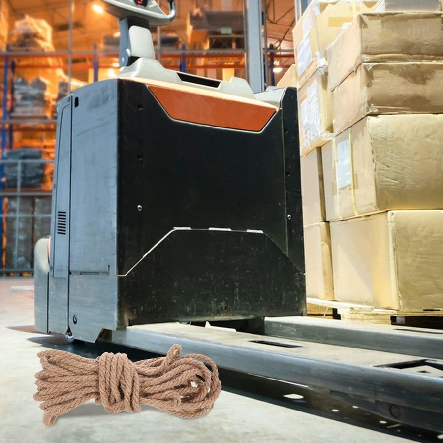 Truck Packing Rope Light Brown Jute Extended Length Versatile Use