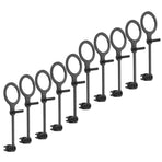 10Pcs M2 SSD Mounting Screws Black Metal Fastener Kit for Computer Desktop and Laptop Motherboard Installation