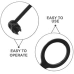 10Pcs M2 SSD Mounting Screws Black Metal Fastener Kit for Computer Desktop and Laptop Motherboard Installation
