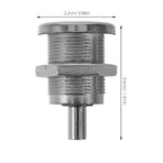 Plated Silver Metal Game Coin Button for Slot Machines - Smooth Refund