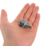 Plated Silver Metal Game Coin Button for Slot Machines - Smooth Refund
