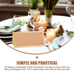 Golden Iridescent Place Cards for Writing - High-Class, Simple, and Practical