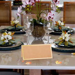 Golden Iridescent Place Cards for Writing - High-Class, Simple, and Practical