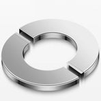 Plated Stainless Steel Decorative Covers for Plumbing Fixtures, 2 Pieces, and Stylish
