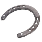 Western Style Horseshoe Metal Wall Decor - Cast Iron Horseshoe Plaque with Racing Theme, Rustic Horseshoe Cutouts for Home Decoration