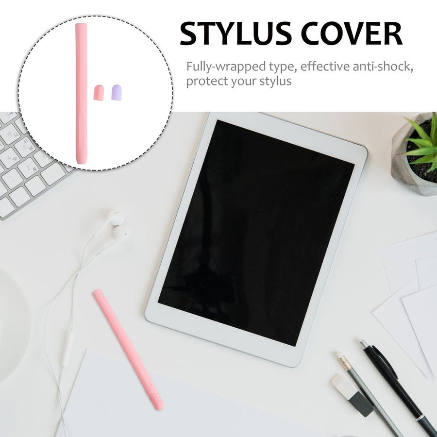 Silicone Stylus Sleeve Pink Holder for Drop-Resistant Protection