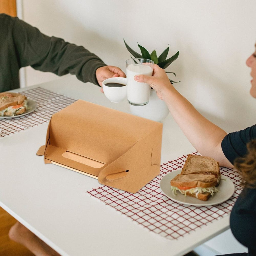 20-Pack Kraft Paper Cake Boxes Portable Dessert Packaging Organizers for , Pastries, and More