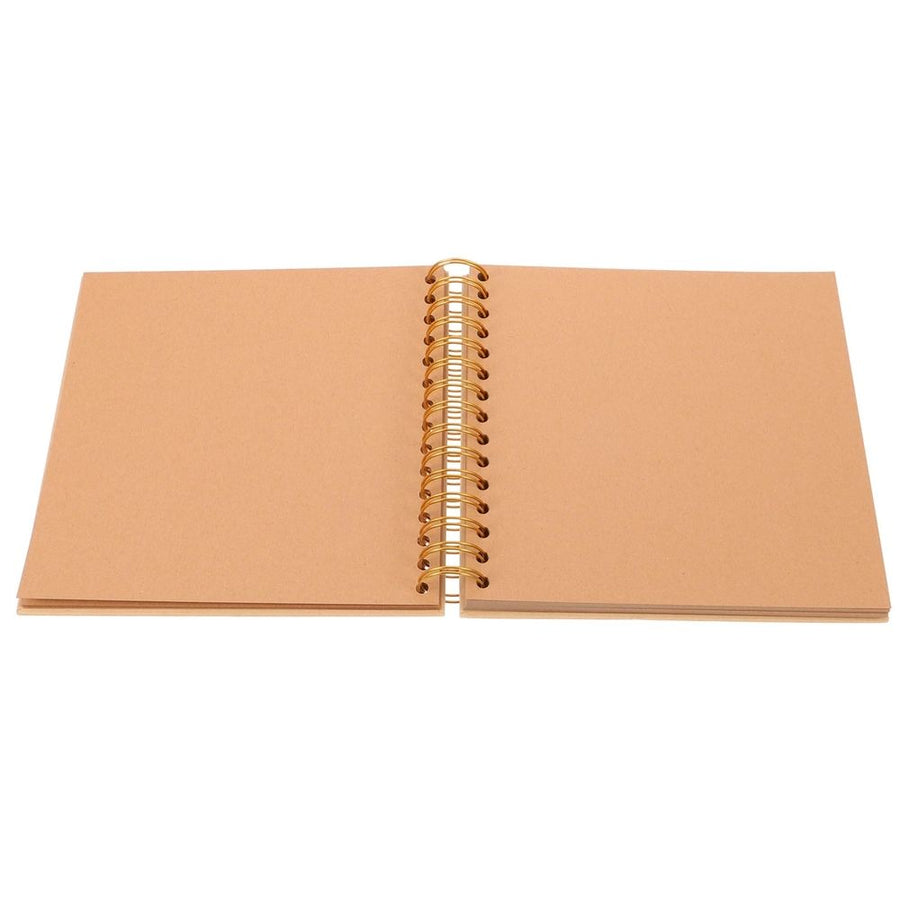 Rustic Scrapbook Album - Blank Photo Picture Book for Craft Projects, Memory Keeping, and Photo Storage