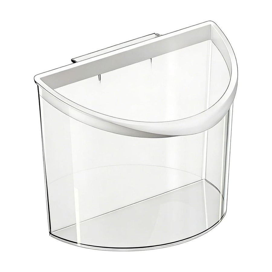 No-Drill Wall Mount Trash Can, Minimalist Hanging Waste Basket, Space-Saving Garbage Bin for Kitchen Bathroom Laundry Bedroom