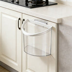 No-Drill Wall Mount Trash Can, Minimalist Hanging Waste Basket, Space-Saving Garbage Bin for Kitchen Bathroom Laundry Bedroom
