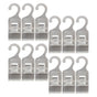 12Pcs Clear Plastic Clothes Clips with Strong Clamp for Hanging Laundry and Beach Towels