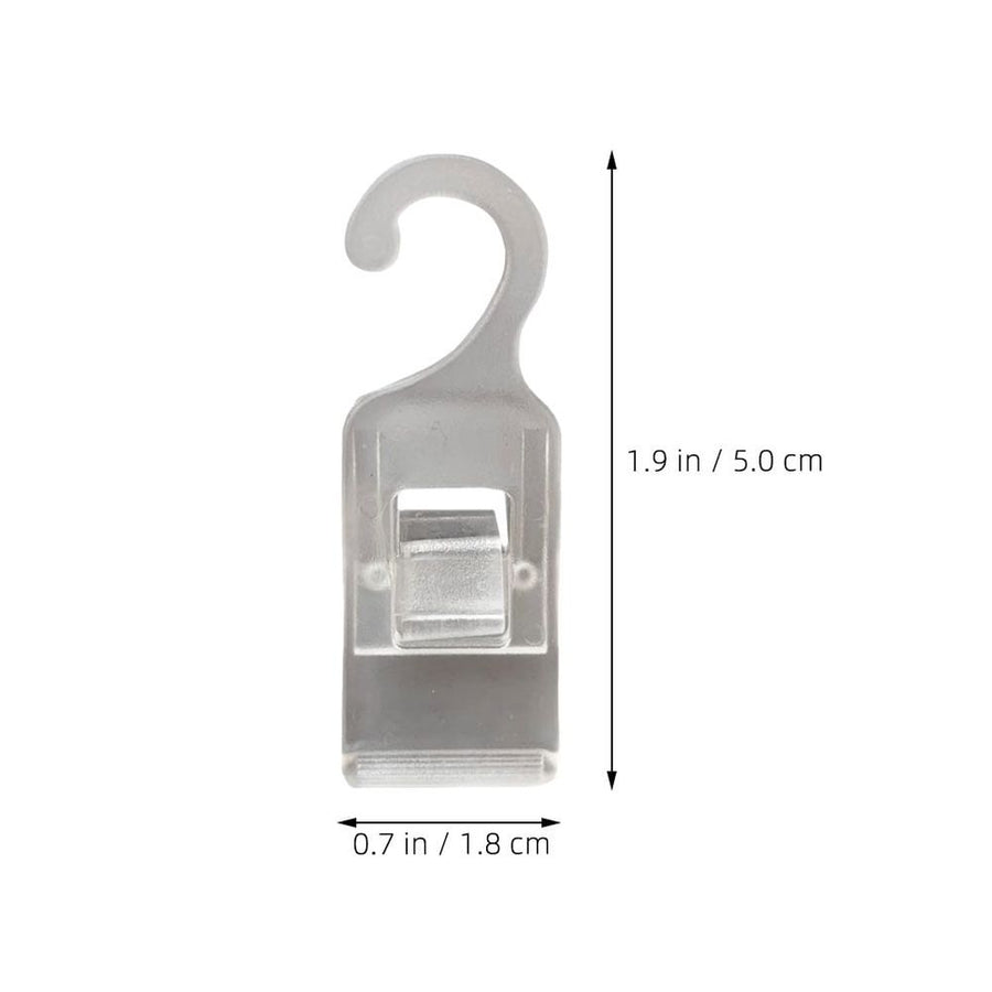 12Pcs Clear Plastic Clothes Clips with Strong Clamp for Hanging Laundry and Beach Towels