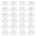 Self-Adhesive Ceiling Hooks Transparent Plastic for Hanging Decorations 50Pcs