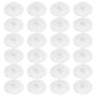 Self-Adhesive Ceiling Hooks Transparent Plastic for Hanging Decorations 50Pcs