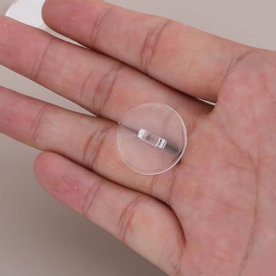 Self-Adhesive Ceiling Hooks Transparent Plastic for Hanging Decorations 50Pcs