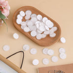 Self-Adhesive Ceiling Hooks Transparent Plastic for Hanging Decorations 50Pcs