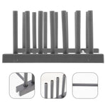 Plastic Dish Drainer with Cutlery Organizer for Kitchen Cabinet Storage and Countertop Use