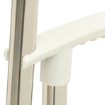 Metal Handle Broom and Dustpan Set with Ergonomic Grip for Cleaning, and Lightweight Design