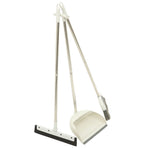 Metal Handle Broom and Dustpan Set with Ergonomic Grip for Cleaning, and Lightweight Design