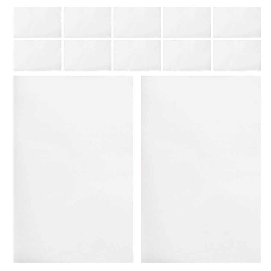 Heat Resistant Nonstick Parchment Paper, White, for Home Baking, Consistent Sizing, 200Pcs