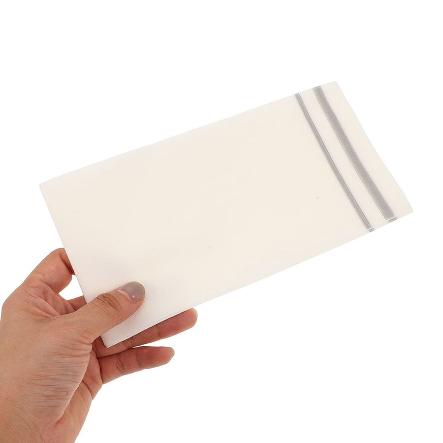 100Pcs Plated Silver Party Paper Napkins for Kitchen and Bathroom with Quick Liquid Absorption