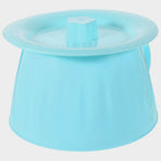 Plastic Bedpan for Home Use with Stable Base and Smooth Edges, Chamber Pot for Comfort and