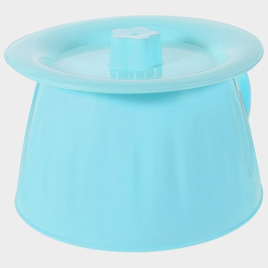 Plastic Bedpan for Home Use with Stable Base and Smooth Edges, Chamber Pot for Comfort and